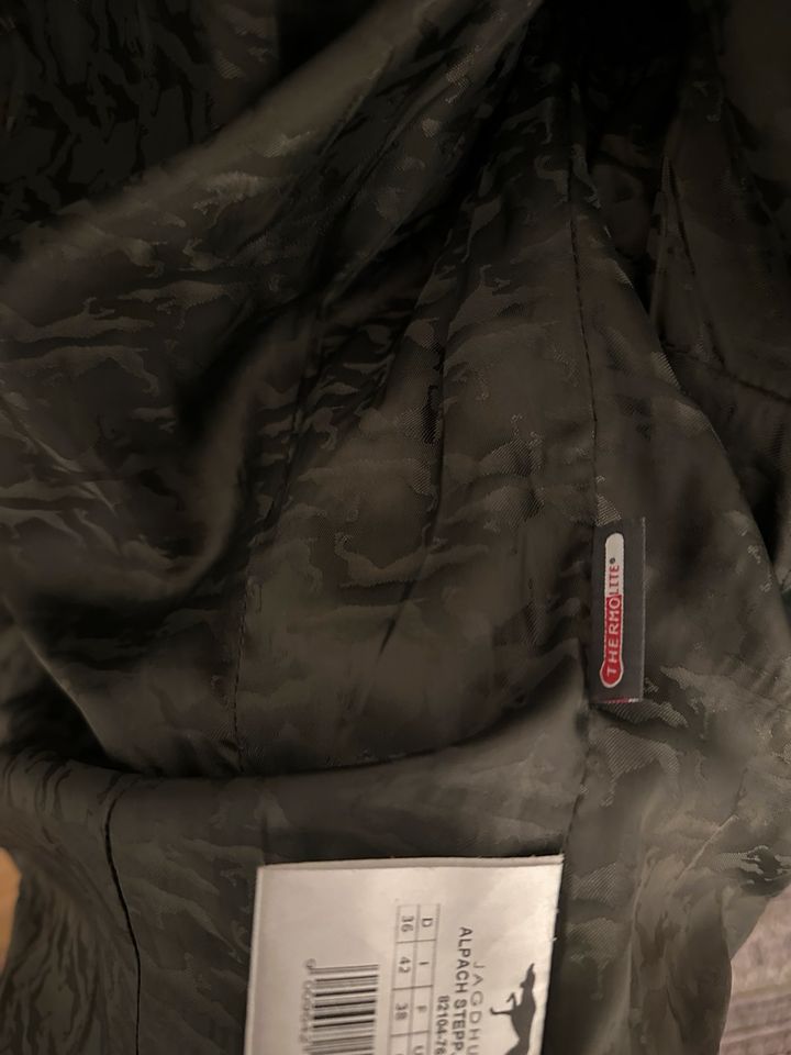 Jagdhund Damensteppjacke Alpach Loden grün Gr. 36 NP 300€ in Hof (Saale)