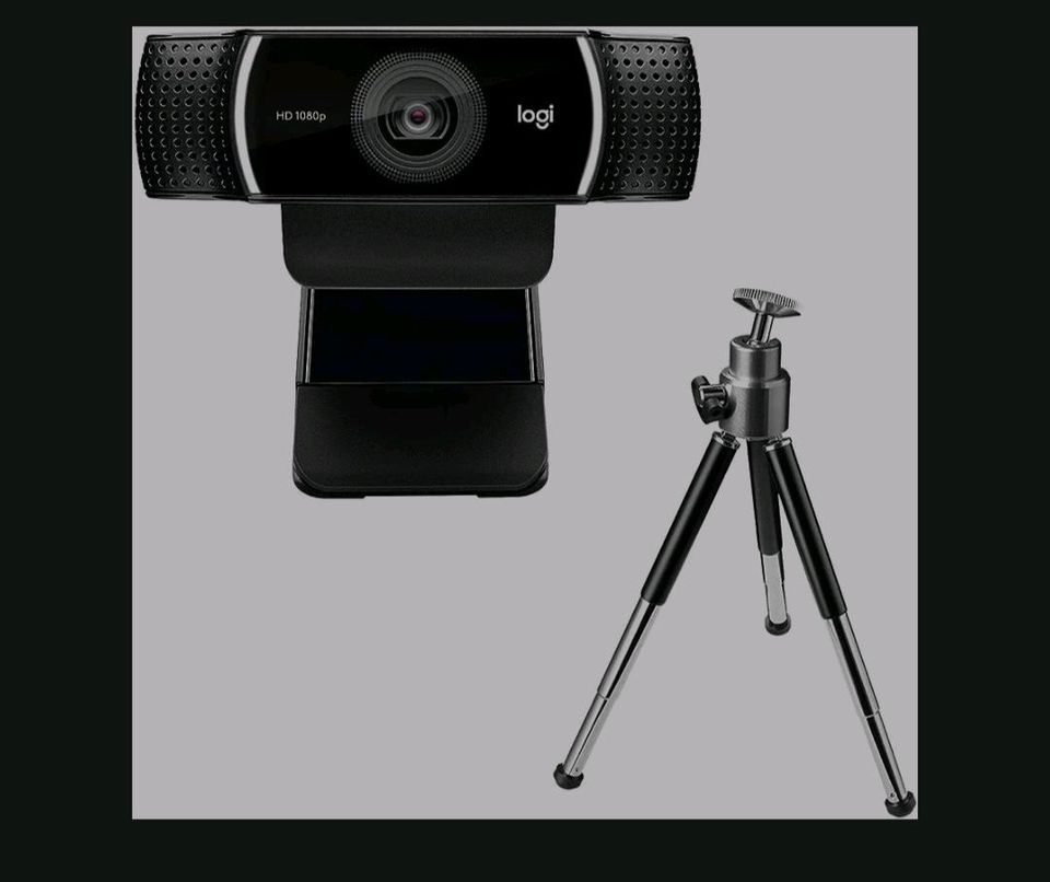 Logitech C922 Pro Webcam mit Stativ in Bad Rodach