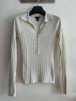 H&M Basic-Shirt - XS 34 - Rippstrick Pullover Feinstrick Polo Hessen - Rödermark Vorschau