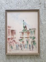 Bild Gemälde Original abstrakt handgemalt Signiert Markt Stadt Pe Bayern - Bad Aibling Vorschau