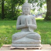 Buddha Figur sitzend Steinfigur Massiv Greetings 100 cm Bochum - Bochum-Wattenscheid Vorschau