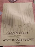Orgelbüchlein zum Gotteslob Advent Weihnachten Orgel Musiknoten Bayern - Windorf Vorschau