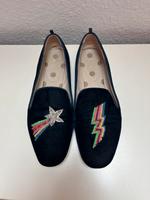 Boden Slippers Loafer Samt mit Stickerei 38, dunkelblau TOP Eimsbüttel - Hamburg Rotherbaum Vorschau