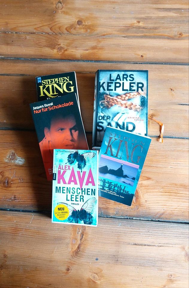 ❤️5tlg Bücher Set/Psycho Thriller/Horror/Bestseller/Krimi/King in Padingbüttel