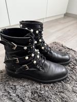 Zara Stiefeletten Boots Perlen Niedersachsen - Salzgitter Vorschau