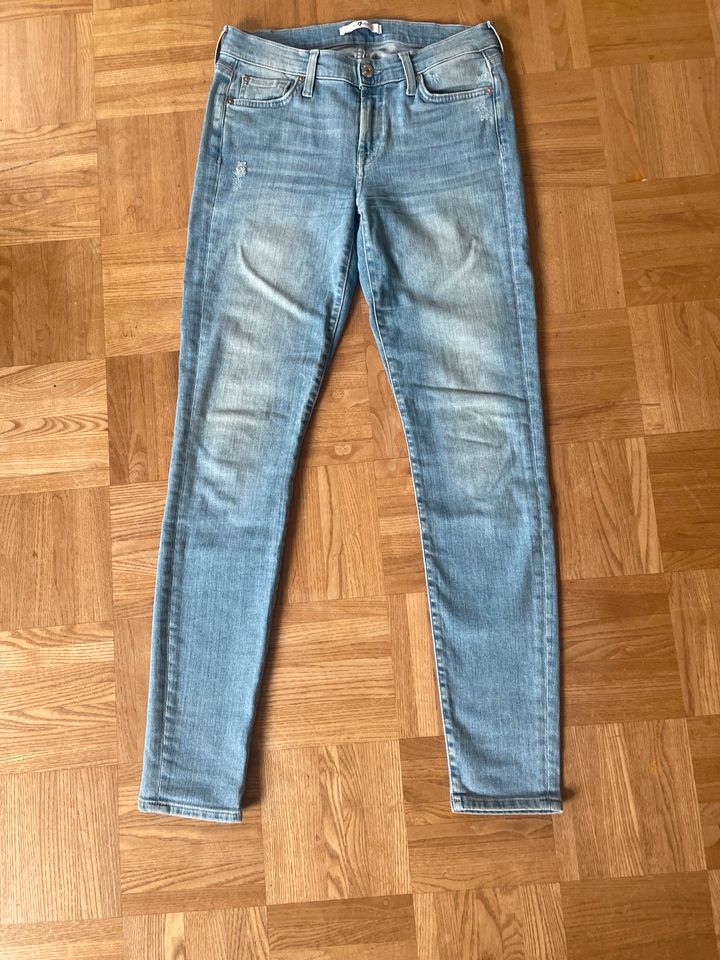 Seven for all mankind skinny Jeans Strass Gr.27 wie neu süß top in Schlüsselfeld