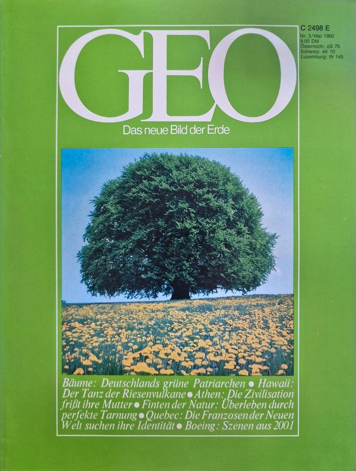 Magazin GEO komplettes Jahr 1980 /Hefte  / Bücher in Berlin