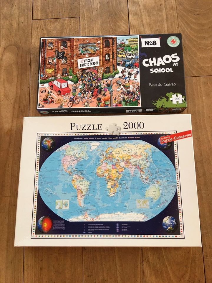 2 Puzzle / 2000 und 500 Teil in Freiburg im Breisgau