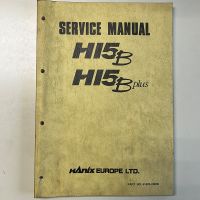 Service Manual für HANIX H15B / H15B Plus Kreis Ostholstein - Bad Schwartau Vorschau