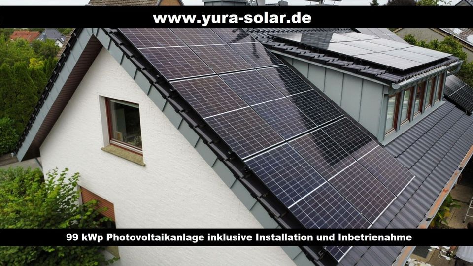 Photovoltaik 99,76 kWp Anlage | inklusive Installation | Doppelglas Module 430 Wp | Trina in Herford