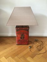 Tischlampe Lampe Leuchte aus alter Kaffeedose rot beige Düsseldorf - Oberkassel Vorschau