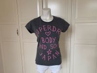 SUPERDRY tolles T-Shirt grau rosa Gr. L 36 Top Zustand! Baden-Württemberg - Neckargemünd Vorschau