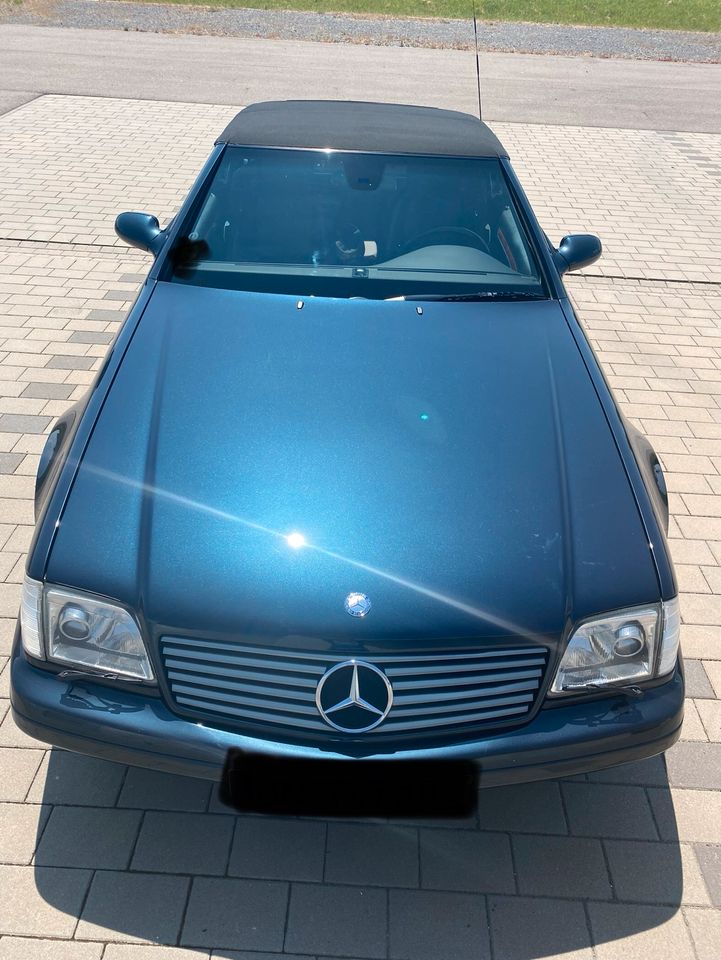 Mercedes SL 320 R129 seltene Farbe Smaragd Schwarz TOP in Heilbronn