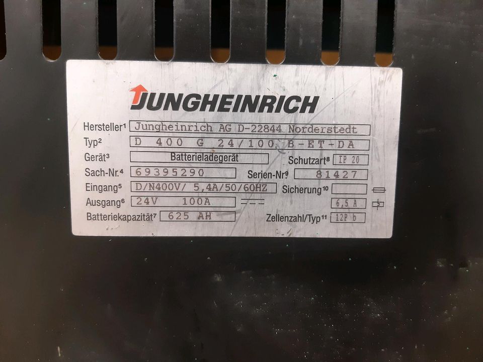 Jungheinrich Akkumat Batterie Ladegerät Gabelstapler Stapler Akku in Moosburg a.d. Isar