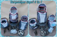 Kinderwagen Bergsteiger Capri 3 in 1 grau/rote Streifen Sachsen-Anhalt - Dessau-Roßlau Vorschau