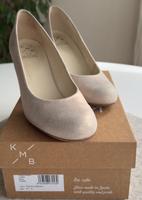 KMB bequeme Pumps, Gr. 41, aus Velours-Leder Hannover - Vahrenwald-List Vorschau