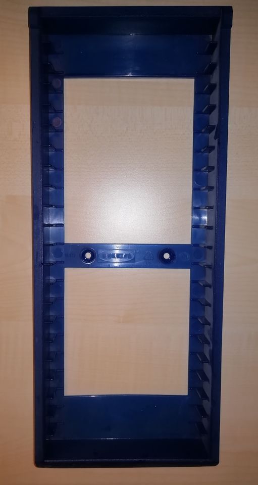 CD Ständer von IKEA Kunststoff blau Wandmontage möglich 5 Stück in Bessenbach