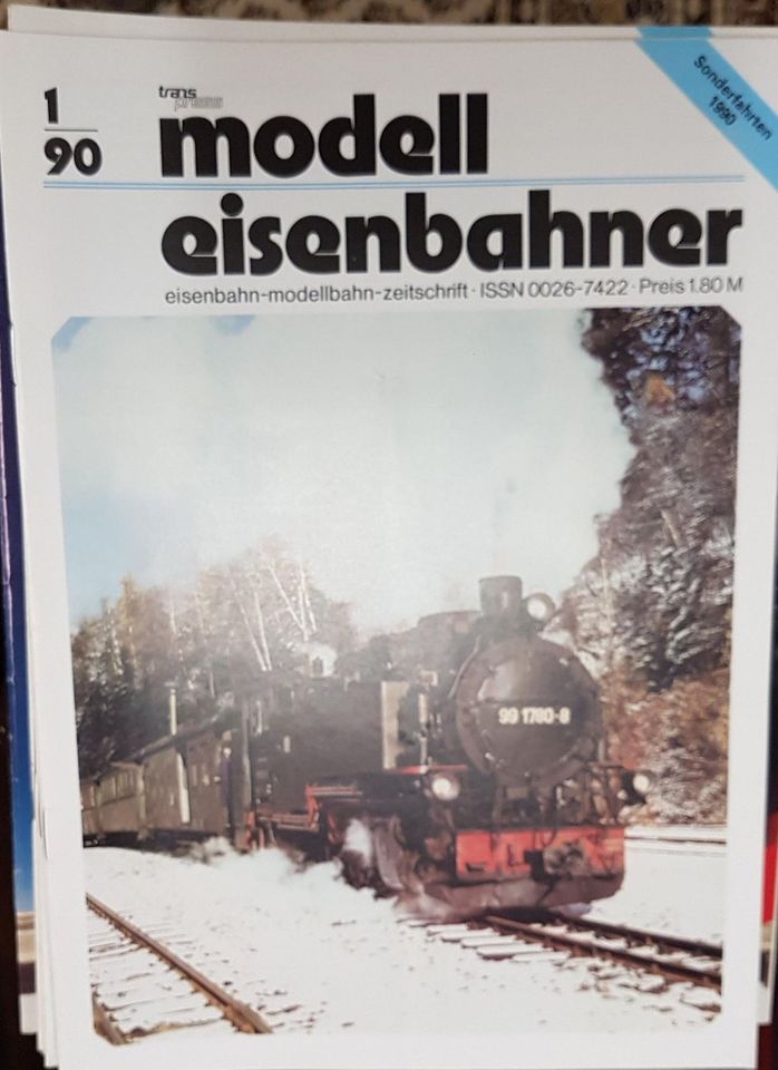 Der Modelleisenbahner 223 Zeitschriften 1971-94 in Zwickau