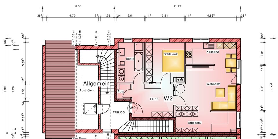 Sofort bezugsfrei! Sehr gepflegte 4-Zimmer-Maisonette-Wohnung (OG + DG) in Altfraunhofen