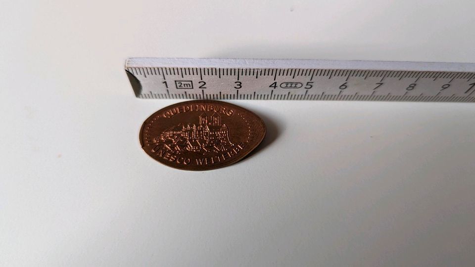 Souvenir-Münze / Elongated Coin - Quedlinburg in Leipzig