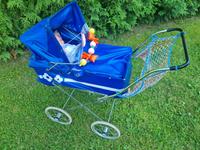 Kinderpuppenwagen DDR - inkl. Puppe und Bettzeug Sachsen - Putzkau Vorschau