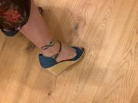 Keilabsatz Pumps Jeans Baden-Württemberg - Backnang Vorschau