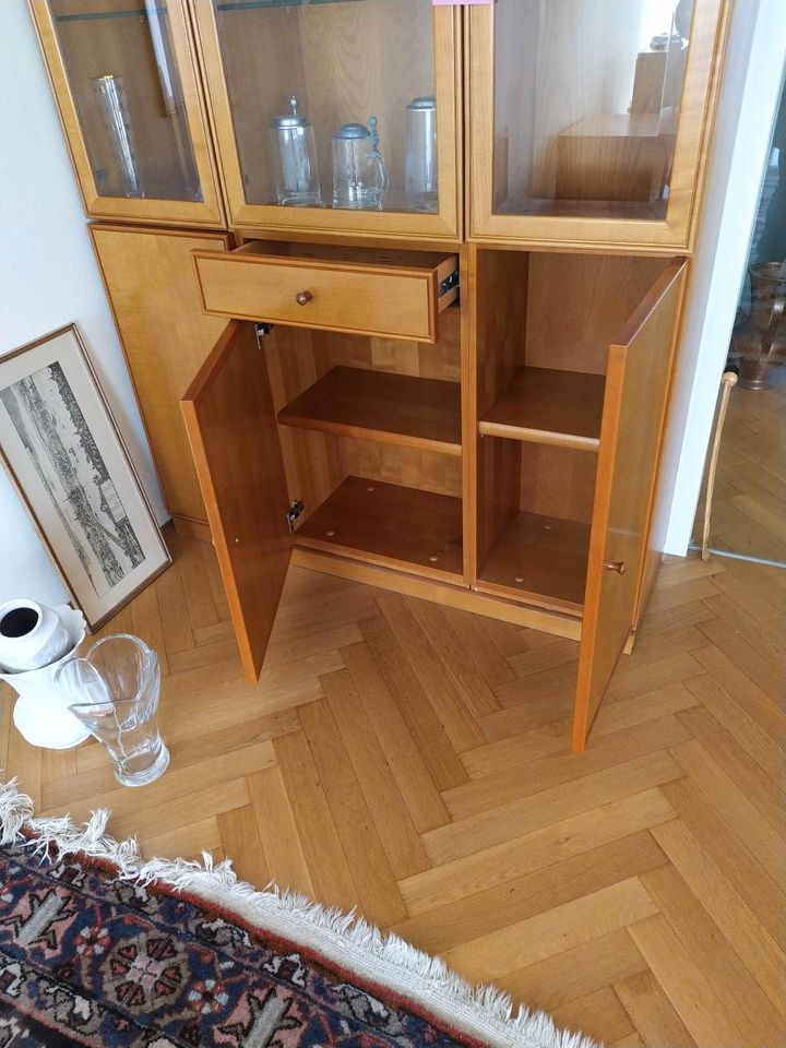 Wohnwand, Wohnzimmer Schrank Vitrine in Schlangenbad