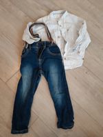 Set aus Jeans mit Hosenträgern und Hemd ZARA Gr.92 Niedersachsen - Lilienthal Vorschau