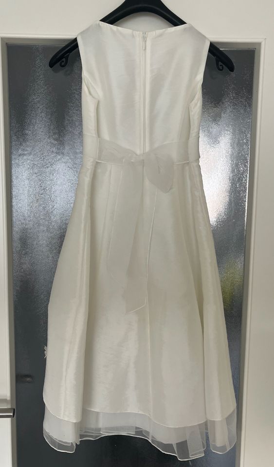 Kommunion Kleid creme mit Jacke Jäckchen Gr. 128 in Troisdorf