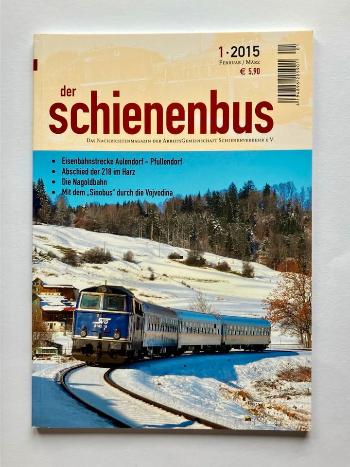 Nachrichtenmagazin „der Schienenbus“ 1/2015 in Northeim