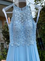 Langes hellblaues Abiballkleid / Abendkleid mit Spitze Hessen - Idstein Vorschau