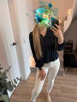 Bluse mit Lochstickerei, XS/34 Sachsen - Großdubrau Vorschau