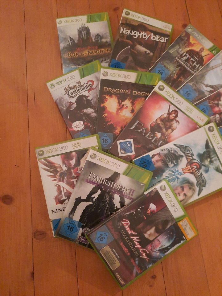 XBOX 360 Spiele  13 Stuck Zustand sehr gut  ab 16 in Weiden (Oberpfalz)