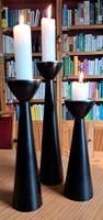 3 große minimalistische Kerzenständer aus Ebenholz Berlin - Steglitz Vorschau