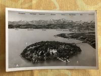 AK Postkarte Luftaufnahme Insel Mainau Bodensee ungelaufen 50er J Nordrhein-Westfalen - Detmold Vorschau