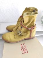 A.S.98 Stiefelette Leder Gr. 42 grün Nordrhein-Westfalen - Niederkassel Vorschau