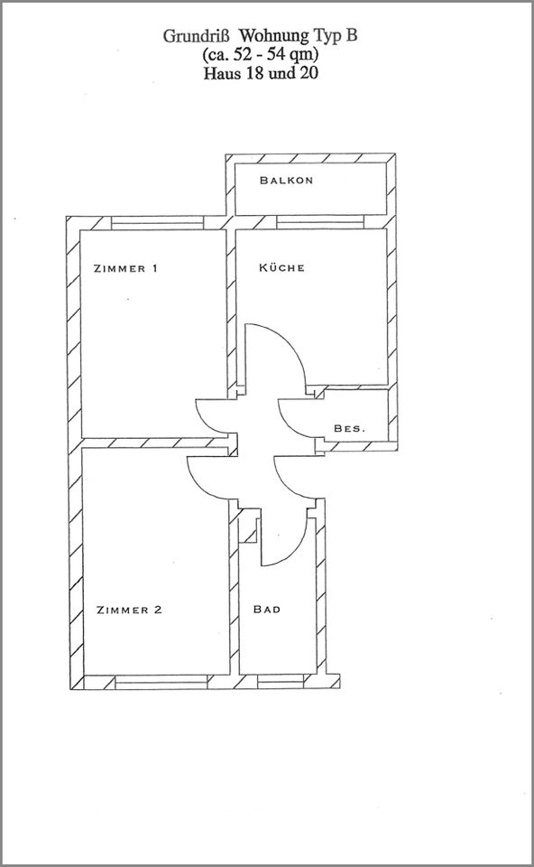 Verkauft! Referenzobjekt! Altona - Geräumige 2 Zimmer Wohnung mit Balkon und Einbauküche, zentrale Lage in Sackgasse in Hamburg