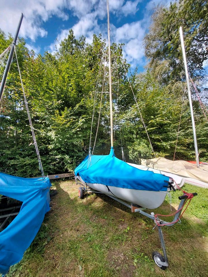 Segelfertiger Korsar aus GFK zu verkaufen in Neubeuern