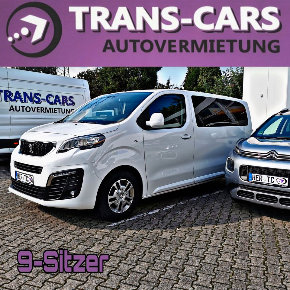 Transporter o. Auto's mieten - ohne Kreditkarte / Trans-Cars in Gelsenkirchen