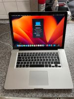 MacBook Pro 15 Zoll, Intel i7, 256GB SSD, 8GB RAM, Mac OS Ventura Thüringen - Münchenbernsdorf Vorschau