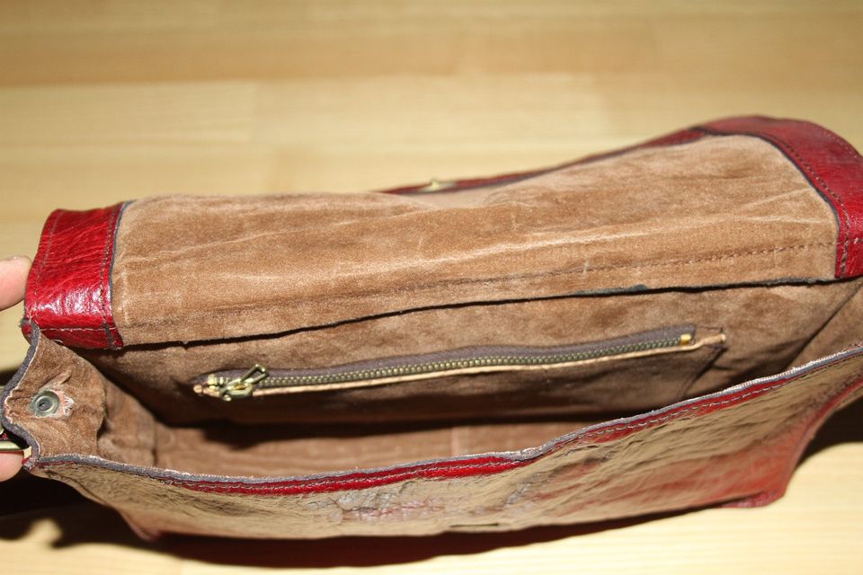 Vintage Lederhandtasche von Papillion neuwertig in Hanstedt