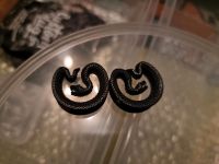 Schlangen Saddle Earweights Snake schwarz 22mm +  gothic Alternat Niedersachsen - Celle Vorschau