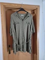 Ulla Popken Longbluse Bluse Tunika Kahki Gr 62 64 Sommer Oberteil Nordrhein-Westfalen - Ibbenbüren Vorschau