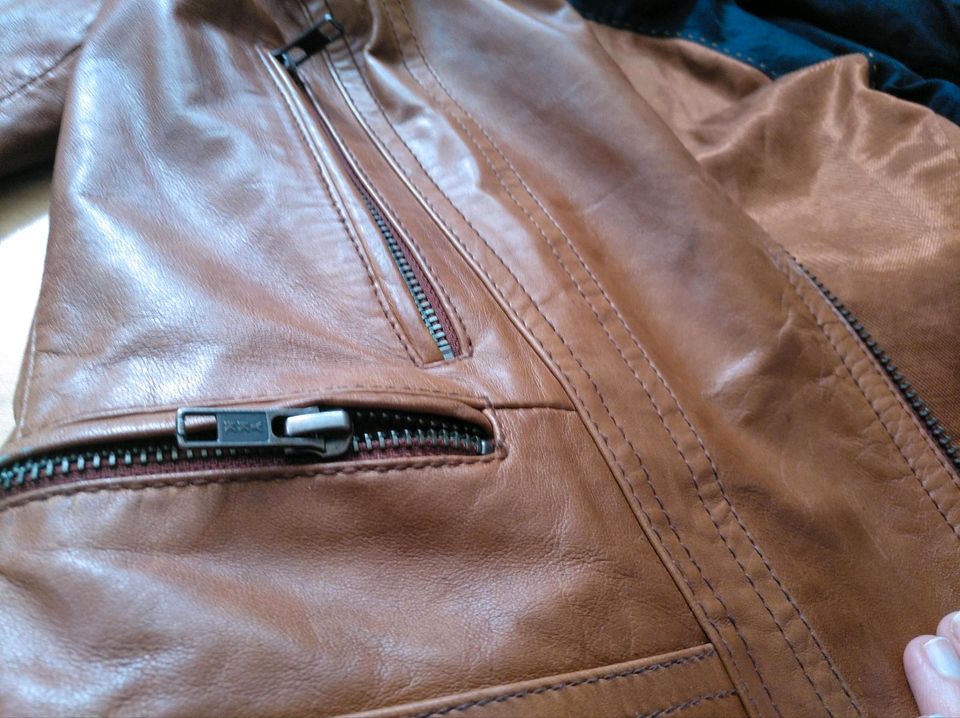 Lederjacke in Cognac von Drykorn, Gr. 36 !Neu! in Dresden