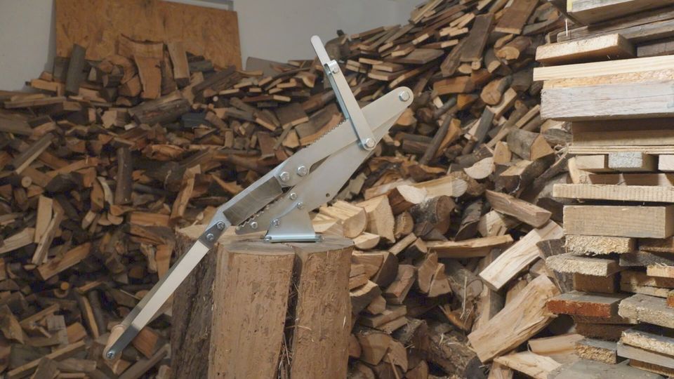 ⚠️ Knacks Hand-Holzspalter Spanmesser für Anmachholz, Anzündholz in Much