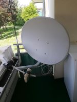 Satelillenschüssel mit 2 LNB Kabel und Verteiler Baden-Württemberg - Mannheim Vorschau