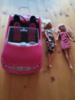 Barbie Auto Cabrio pink mit 2 Barbies Bayern - Altmannstein Vorschau