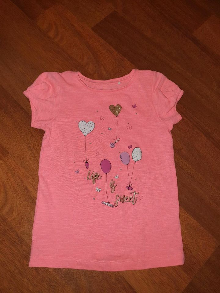 *reserviert Nadine54* T-Shirt 116 Topolino neon pink in Hamburg