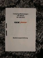 QEK Junior Wohnwagen DDR Bedienungsanleitung HP 400 500 Sachsen-Anhalt - Barleben Vorschau