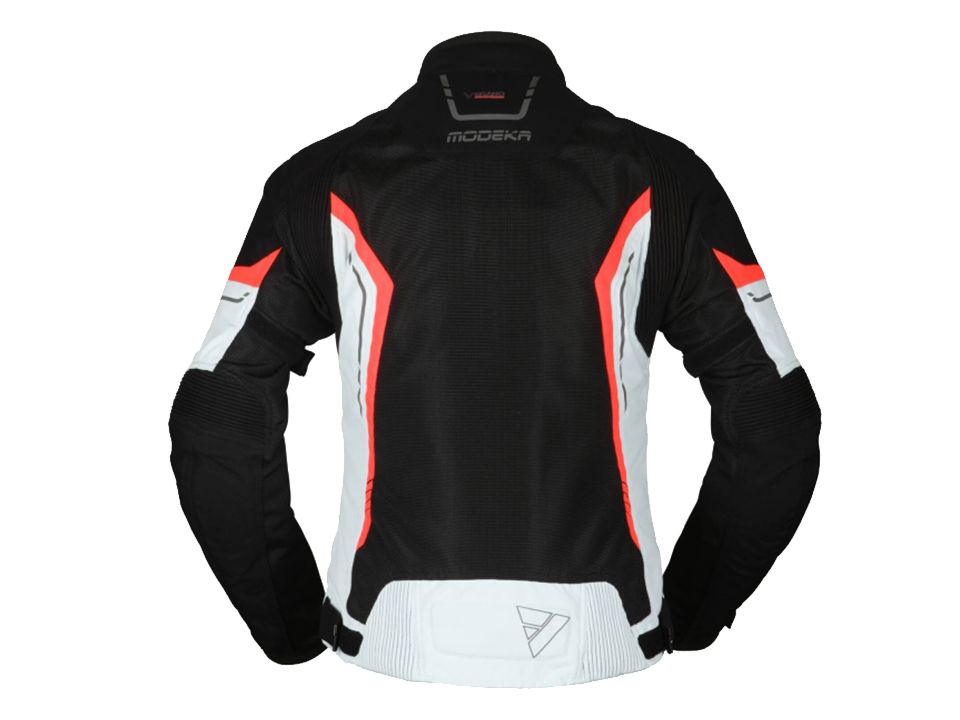 Modeka Motorrad Textiljacke Damen Khao Air Schwarz Hellgrau / Rot in Eisenach